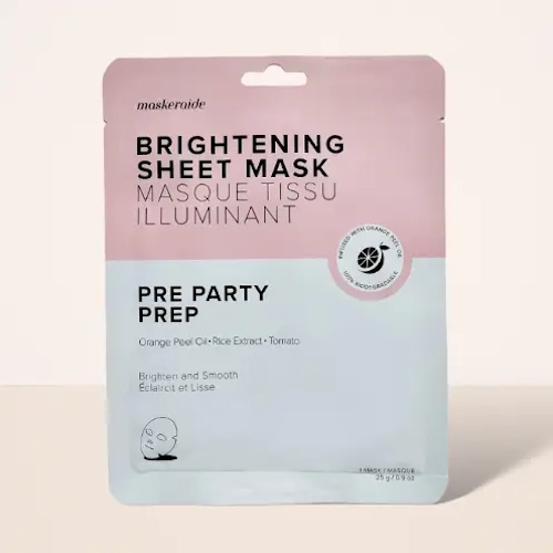 Maskeraide Pre Party Prep Brightening Sheet Mask